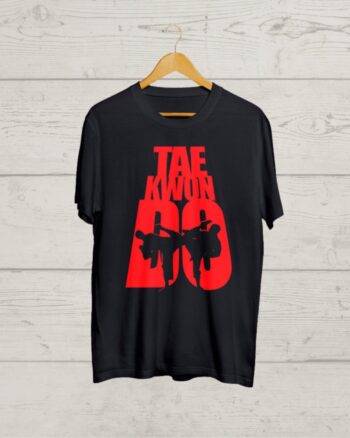 Buy Taekwondo print Black T shirt