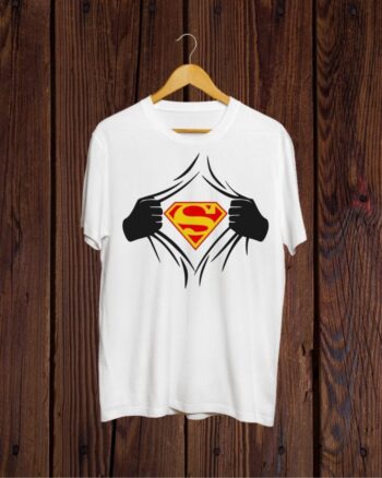 Buy Superman print White T shirt
