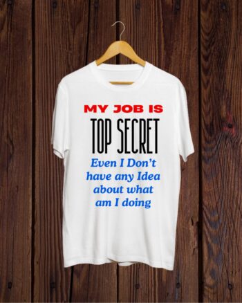 Buy Funny Corporate White T shirt
