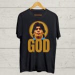 Buy Diego Maradona print Black T shirt