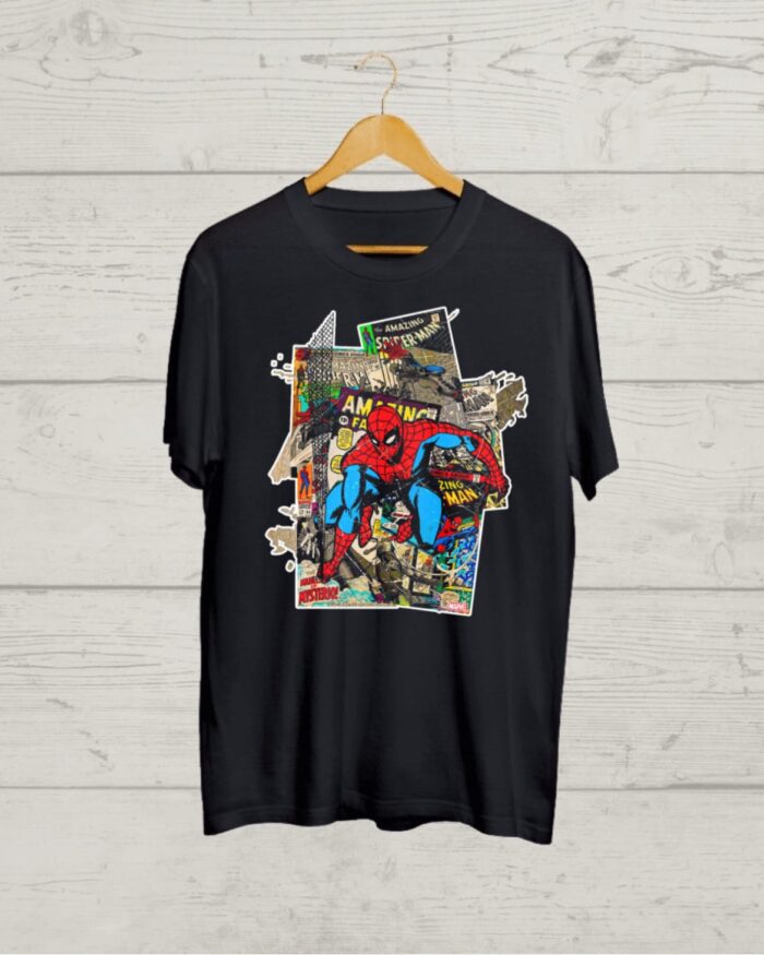 Buy SpiderMan Black T shirt