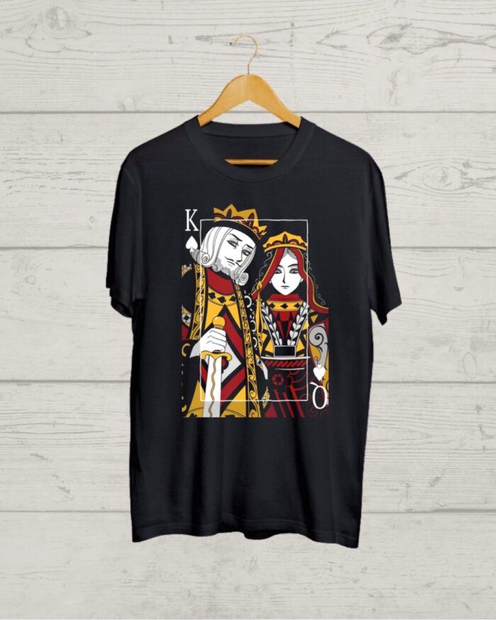 Buy King and Queen Black T shirt