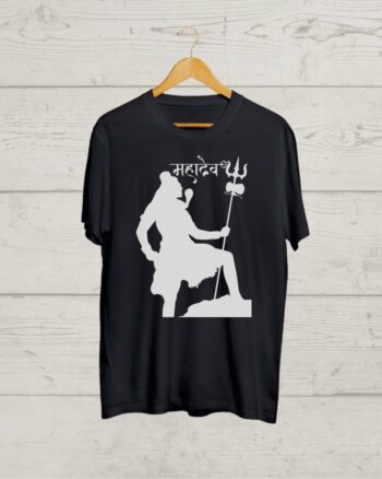 Buy Mahadev Black T shirt