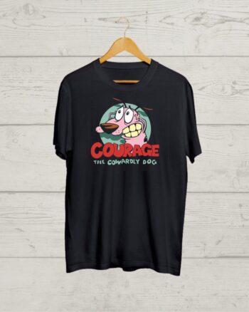 Courage the Cowardly Dog Black T shirt