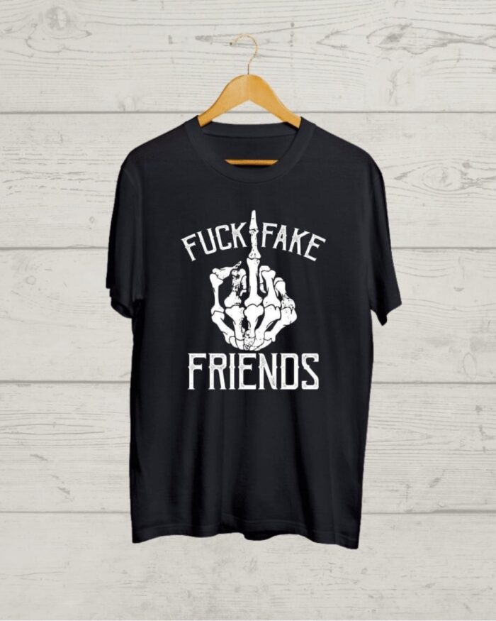 Buy Fcuk Fake Friends Black T shirt