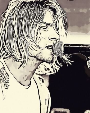 Buy Kurt Cobain Black T shirt