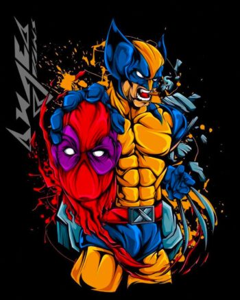 Buy Deadpool Black T shirt