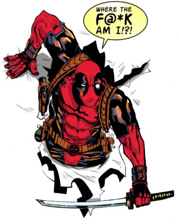 Buy Deadpool white T shirt