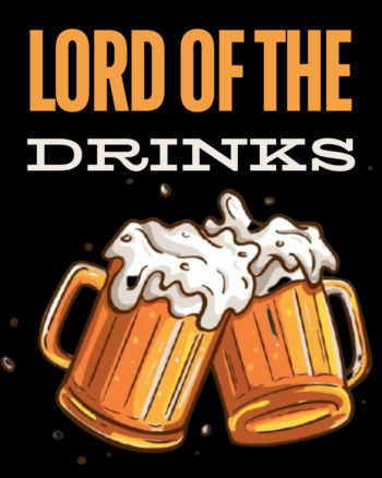Buy Lord of the Drinks Black T shirt