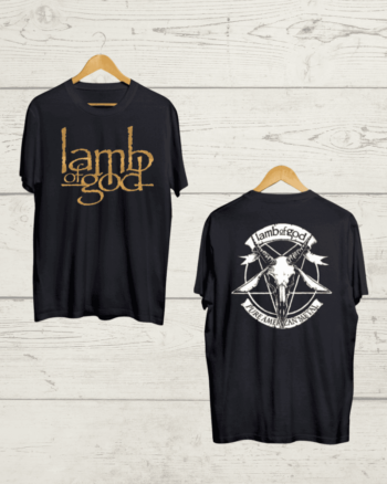 Both side print Lamb of God T shirt