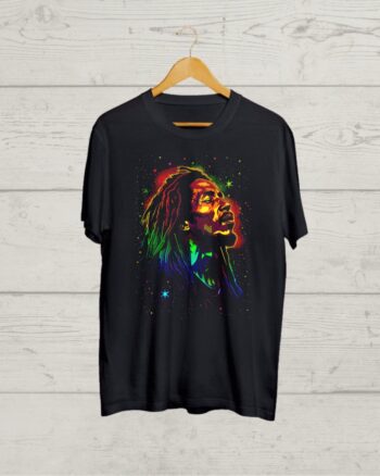 Buy Bob Marley print Black Tee shirt