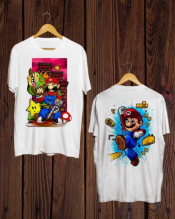 Buy Both side Super Mario print T shirt