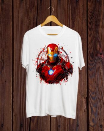Buy Iron Man White T shirt