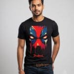 Deadpool Round neck Black Tshirt