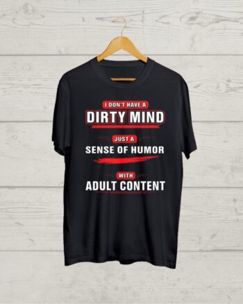Buy Funny Round neck Black T shirt