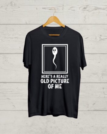 Buy Funny Round neck Black Tshirt