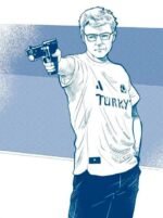 Buy Yusuf Dikec print white T shirt