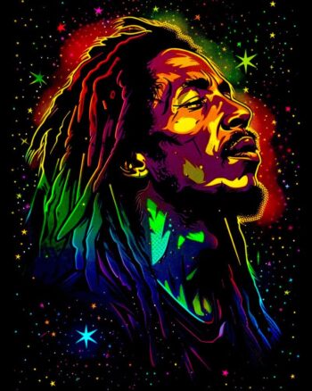 Buy Bob Marley print Black Tee shirt