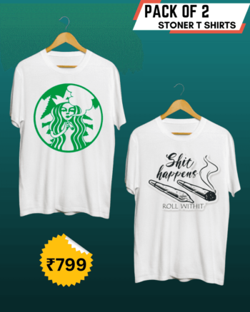 Buy Pack of 2 Stoner T shirts