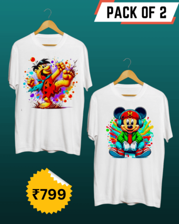 Buy Pack of 2 Cartoon T shirts