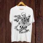 Buy Skeleton White T shirt