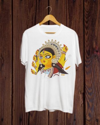 Buy Ma Durga print White T shirt