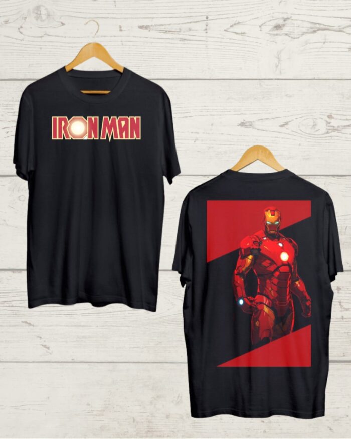 Buy Both side Iron Man print T shirt