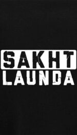 Buy Sakht Launda Black T shirt