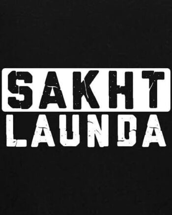 Buy Sakht Launda Black T shirt