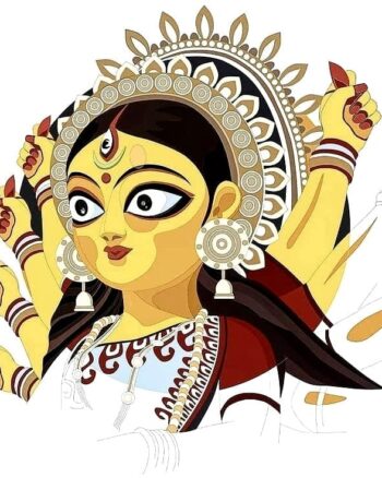 Buy Ma Durga print White T shirt