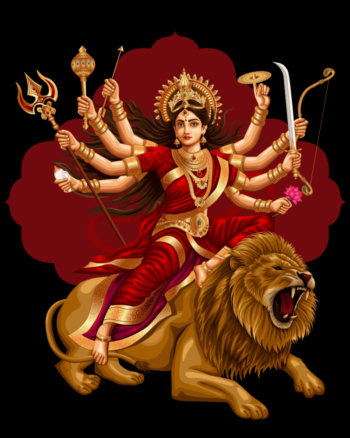 Buy Ma Durga Black T shirt