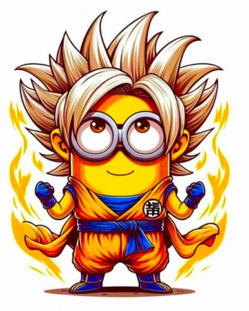 Buy Minions DragonBall Z white T shirt