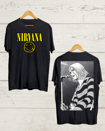 Both Side Nirvana print T shirt