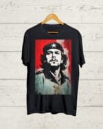 Che Guevara Round neck Black Tee shirt