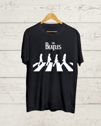 Buy The Beatles print Black T shirt
