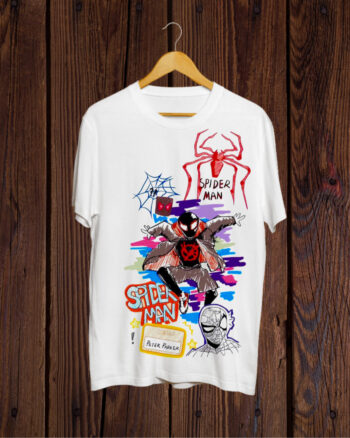 Spiderman White T shirt