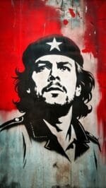 Buy Che Guevara Round neck Black Tshirt