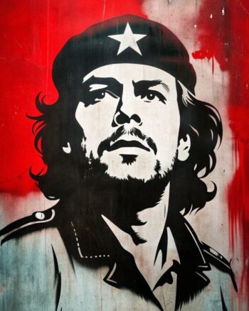 Buy Che Guevara Round neck Black Tshirt