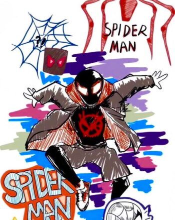 Spiderman White T shirt
