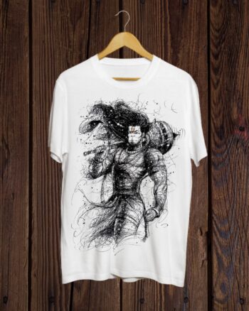 Buy Bajrang Bali white T shirt