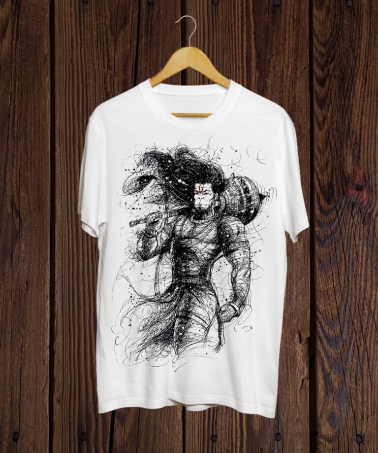 Buy Bajrang Bali white T shirt