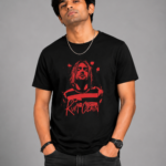 Kurt Cobain Round neck Black T shirt