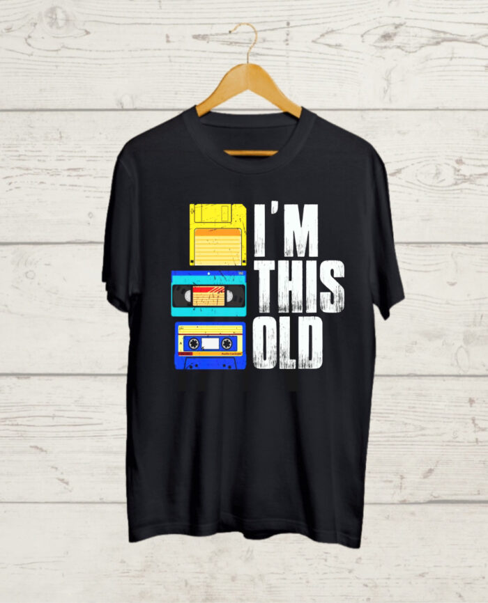 Buy Retro theme Black T shirt