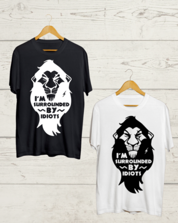 Buy Funny Quote Round neck T shirt