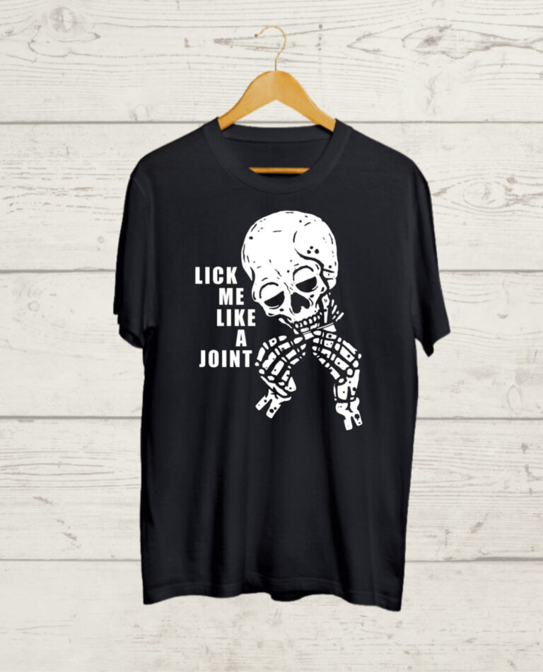Round neck Black Tshirt for Stoners