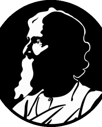 Rabindranath Tagore Black Tshirt