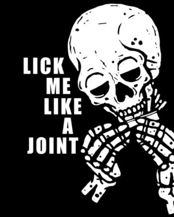 Round neck Black Tshirt for Stoners