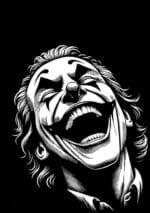 Buy Smiling Joker Black T shirt
