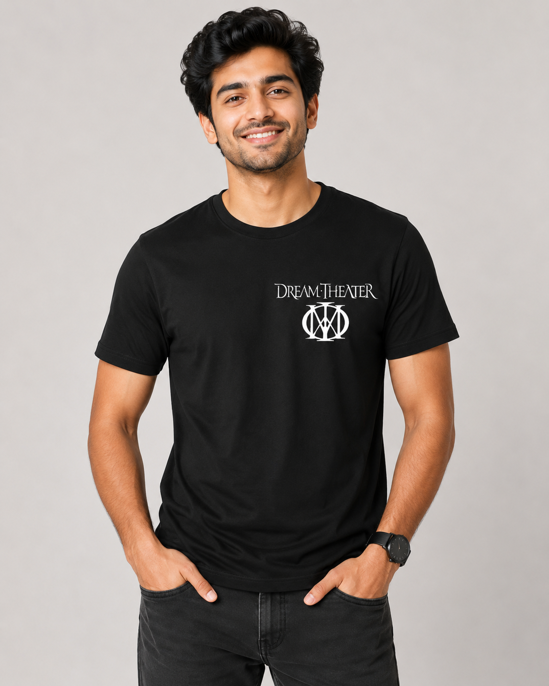FB43EA6E-6271-45F0-90A2-18B78B22B894 Buy Dream Theatre Black T shirt - Image 1