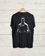 Both side Batman print Black T shirt